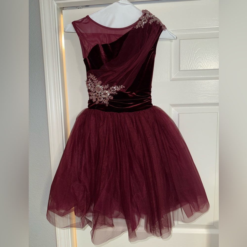 Weissman Burgundy Dance Costume - Size L